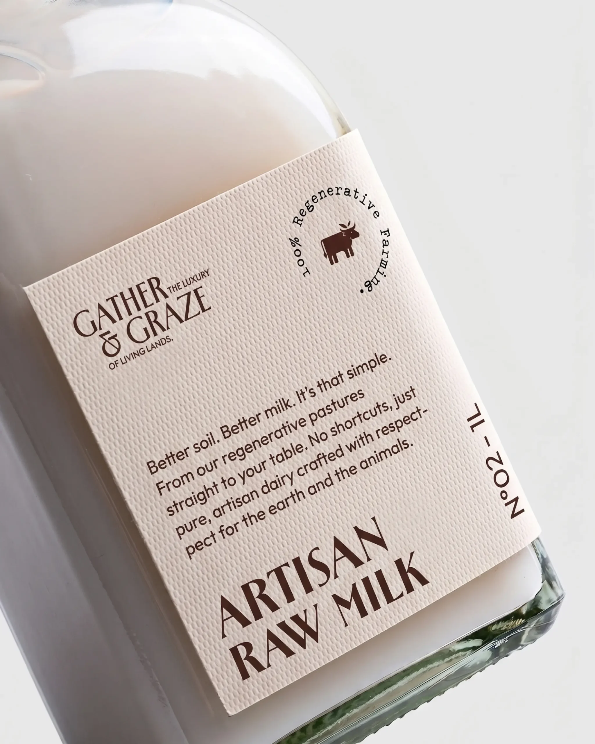 Packaging et étiquette pour la marque grather and graze