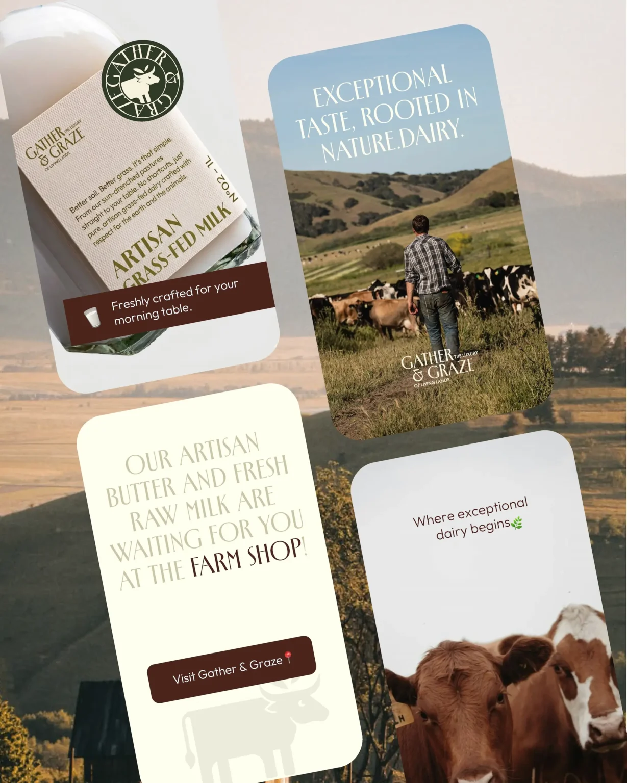 Réseaux sociaux de l'épicerie et de la ferme